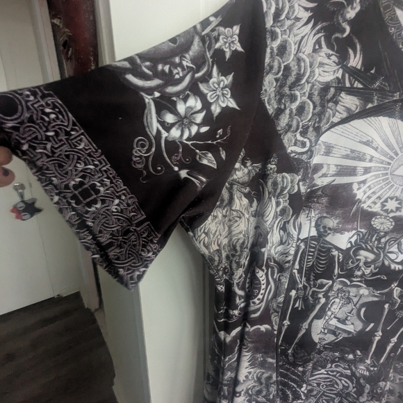 BlackMilk XXL Til Death Do Us Part Evil Tee Dress - Picture 3 of 7